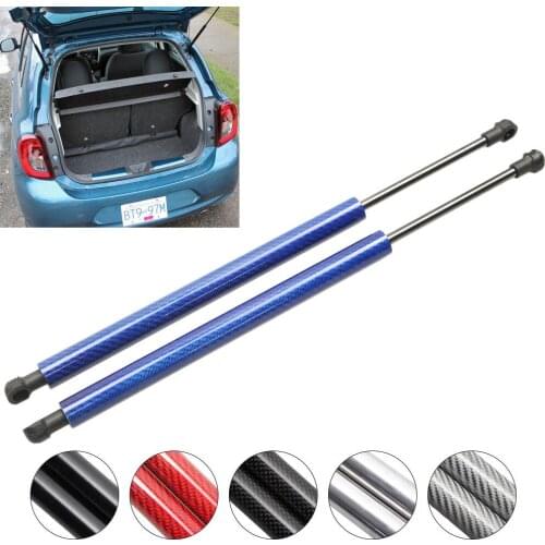 Damper for NISSAN MICRA IV (K13) Hatchback 2010-2017 Tailgate Boot carbon fiber Lift Supports Shock Gas Struts Spring 500MM