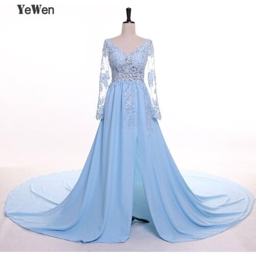 1M Train A Line Maternity Dresses High Slit V Neck Long Maternity Gowns for Baby Shower 2021 Fancy Photography Props