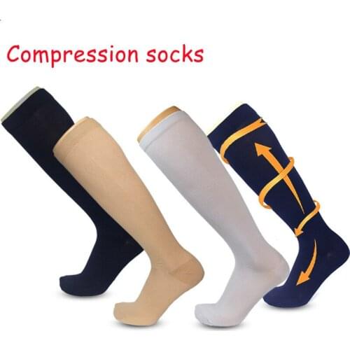 1 Pair Travel Flight Miracle Sock Unisex Compression Anti Swelling Fatigue DVT Supports Compression Socks Men And Women