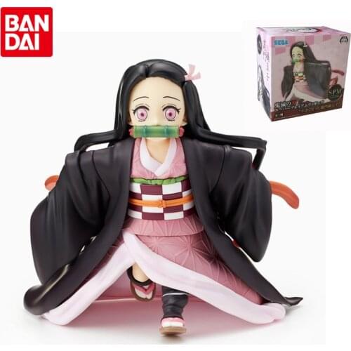 Bandai Genuine Demon Slayer Kamado Nezuko Running Posture SPM Anime Action Figure Collectible Model Toys Gifts for Boys Girls