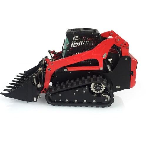 LESU Model 1/14 RC Loader Hydraulic Aoue-LT5 Metal Tracked Skid-Steer W/ Lights THZH1189-SMT4