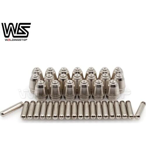 Taiwan SG-55 / AG-60 AG60 plasma cutter torch consumables electrode nozzle tips, 40 pcs package