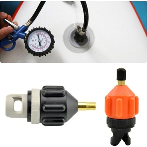 Durable Air Valve Adaptor Wear-resistant Rowing Boat Air Valve Adaptor Nylon Kayak Inflatable Pump Adapter for SUP Board