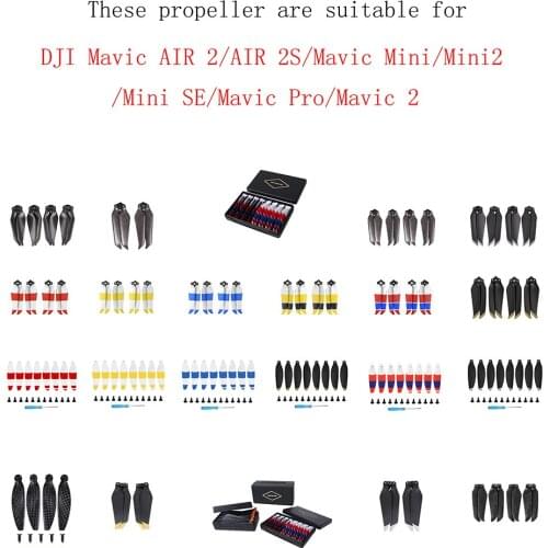Propeller for DJI Mini 2 Mini SE Mavic Mini Mavic AIR AIR 2S Drone Light Weight Props Blade Replacement Wing Fans Spare Parts