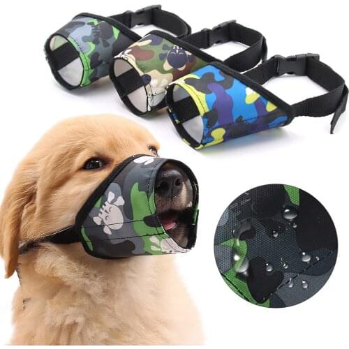 Adjustable Pet Dog Muzzle Breathable Anti Bark Biting Chew Dogs Muzzles Training Respirator for Small Medium Big Dogs Mouth Mask