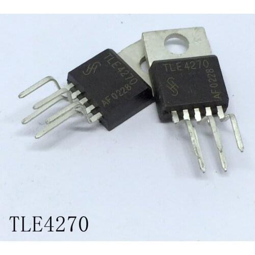 Fixed voltage regulator TLE4270 TO-220-5 0.65A/5V 10pcs/lots new in stock