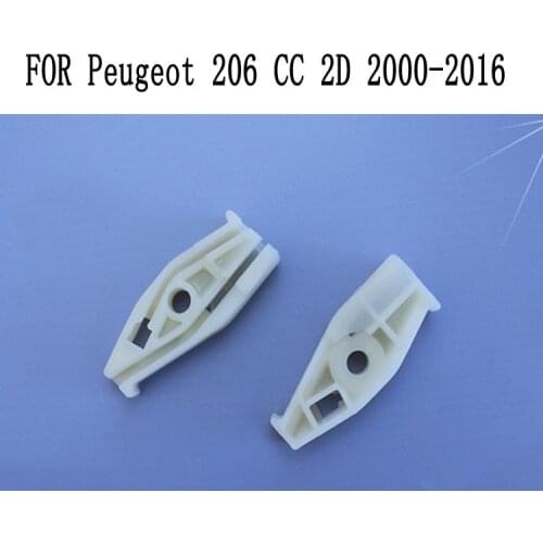 1 PLASTIC SLIDERS / CLIPS FOR Peugeot 206 CC 2DOOR WINDOW REGULATOR REPAIR KIT REAR LEFT 7700848398G