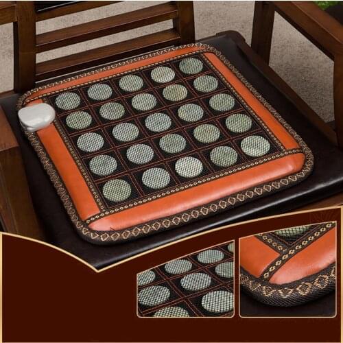 Net surface germanium jade massage cushion heating pad ms tomalin buffer and comfortable office cushion H0065