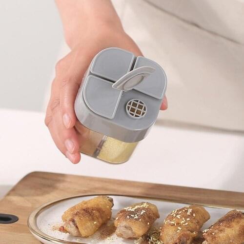 4 In 1 Salt And Pepper Shaker Condiment Pot Oil Seasoning Pan Cylinder Pot Barrel Bowl Stewed Pot Can Salt Storage Bottle