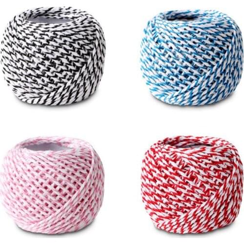 18 Meters Natural Burlap Hessian Twine Cord Rope Party Wedding Gift Wrapping Cords Thread DIY Scrapbooking Craft Decor Q