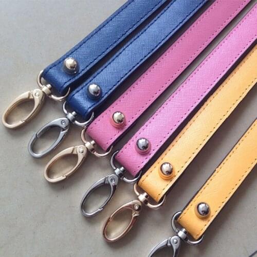 Replacement Shoulder bag straps handbags accessories Ladies leather straps for purses Long 55cm width 2cm buckle Silver or Gold