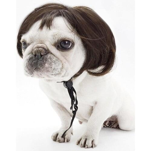 Funny Clothes For Cat Costume Hair Wig Cap Dog Costumes For Small Dog Wigs Christmas Pet Halloween Headdresses