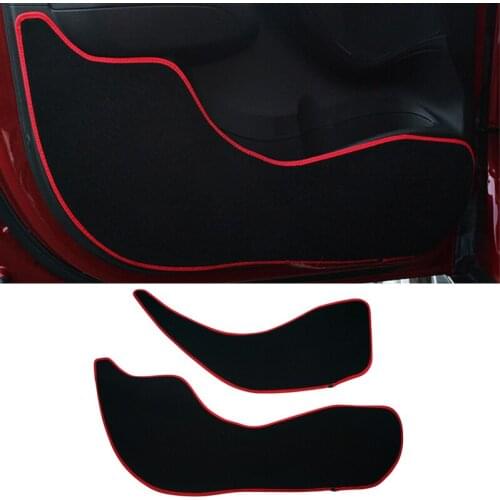 Car Styling Polyester Protector Side Edge Protection Pad Protected Anti-kick Door Mats Cover For Hyundai IX35 2010-2016