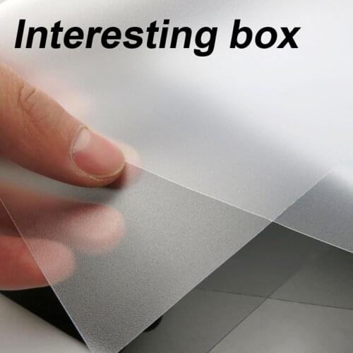 Thin plastic plate, hull, hull, diy material, large piece of PVC sheet model material, matte translucent gray