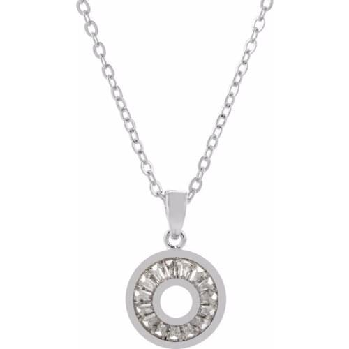High quality round romantic zircon small pendant, suitable for girls/womens sweet jewelry D-013