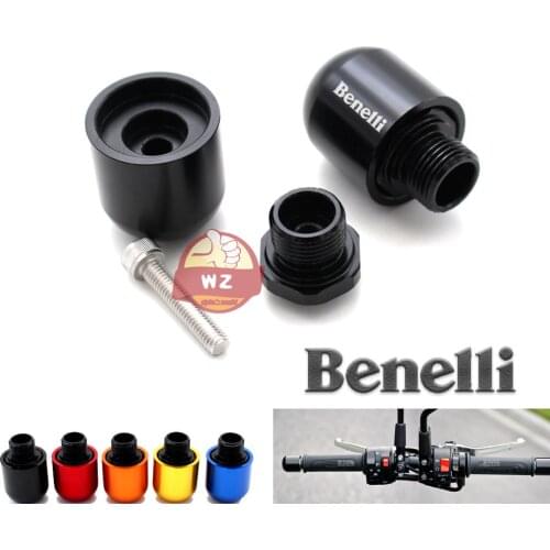 Motorcycle accessories CNC handlebar grips Bar ends sliding cover laser logo for Benelli TNT BN 600 300 250 250 Leoncino 500