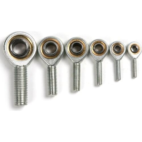 1Pcs New M6 M8 M10 M12 M16 Bearing Steel External Thread Ball Rrings Male Left Bearings Wholesale Retail