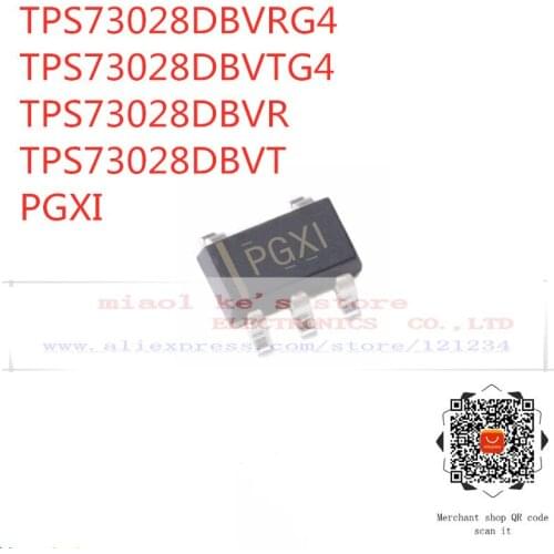 [10pcs]100%New original: TPS73028DBVRG4 TPS73028DBVTG4 TPS73028DBVR TPS73028DBVT PGXI - IC REG LINEAR 2.8V 200MA SOT23-5/SC-74A