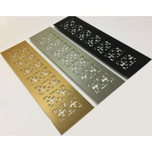 2pcs /lot 80mm*200,250,300 mm duct vent covers ventilation grilles griglie di ventilazione ventilation grilles