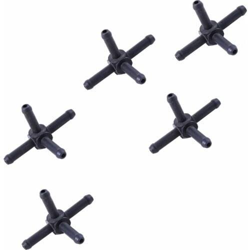 6Q0121619 5pcs Cooling Hose Connectors / Distributors For V-W Polo 2007-2015 AU-DI A3 S3 6Q0 121 619