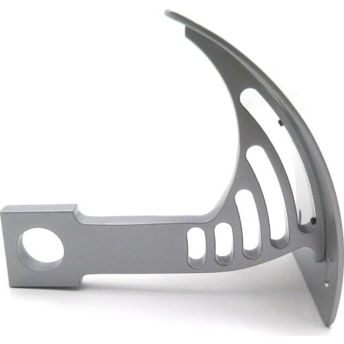 Aftermarket free shipping motorcycle parts Side Tag Bracket for Kawasaki ZXR6 ZX6R/636 ZX7 ZX9 Swingarm Mount License Plate SILV