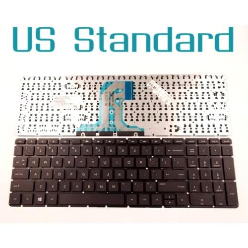 US English Version Keyboard for HP Pavilion 15-af072nr 15-af073nr 15-af074nr 15-af075nr 15-af010nr Laptop No Frame
