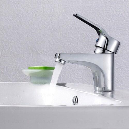 Free shipping 2017 hot selling single handle basin sink faucet with polished chrome bathroom mixer tap by zinc alloy water tap