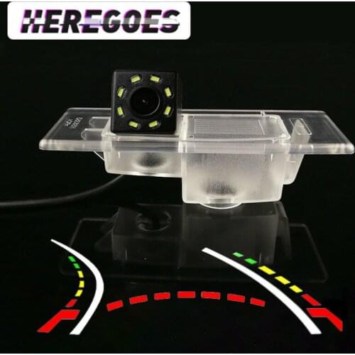 Wireless Car CCD Rear Camera Fisheye 4 8 12 LED Dynamic Track Night Vision Bracket for 2015 Kia Sorento L Hyundai Sonata 9