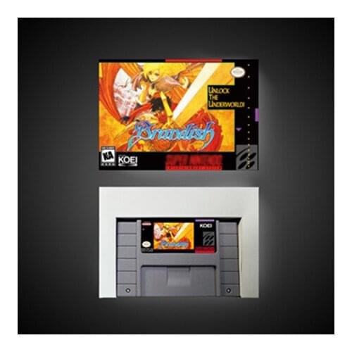 Brandish - RPG Game Card Battery Save US Version Retail Box