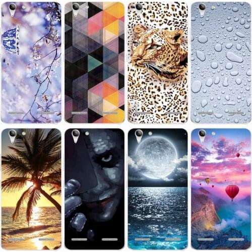 For LENOVO VIBE K5 PLUS Case Rose Wolf Cute Patterned Cover Soft Silicon Phone Case for Lenovo Vibe K5 Plus Top Quality