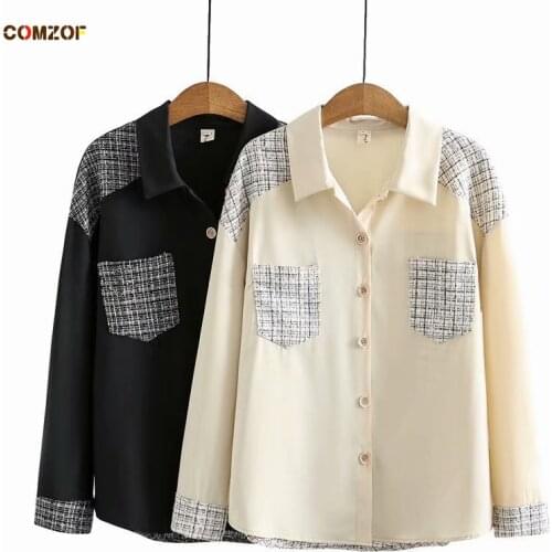 COMZOF Womens Chiffon Blouses
