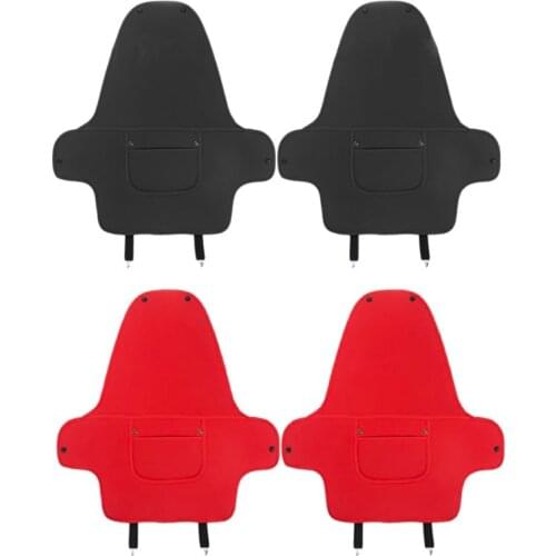 For Tesla Model 3 Seat Back Mat Anti-Kick Pad Leather Rear Seat Back