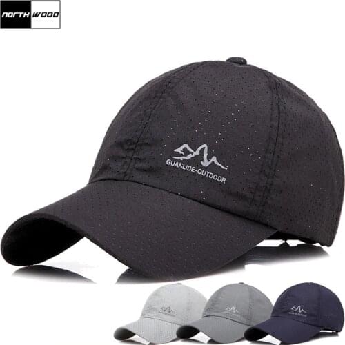 [NORTHWOOD] 2019 Fashion Summer Cap Solid Baseball Cap Men Branded Snapback Hats For Women Outdoor Ultra-Thin Dad Hat