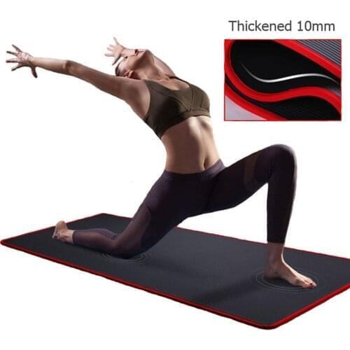 1830*610*1mm TPE Yoga Mat with Position Line Non Slip Carpet Edging Mat For Beginner Environmental Fitness Gymnastics Mats