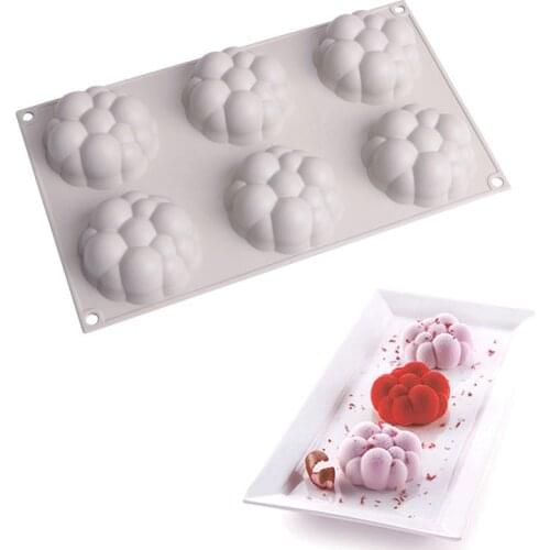 Round Cloud Shape Silicone Cake Mold Dessert Chocolate Mould Mousse Molds DIY Cake Baking Decorating Tools