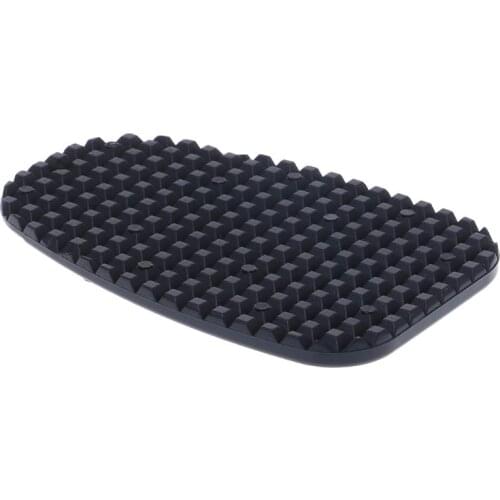 K0AF 1pc Black Universal Motorcycle Plastic Side Stand Moto Bike Kickstand Non-slip Plate Side Extension Support Foot Pad Base