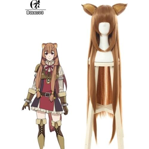 ROLECOS Raphtalia Wig Cosplay Hair The Rising of the Shield Hero Cosplay Women Hair Anime Headwear Tate no Yuusha no Nariagari