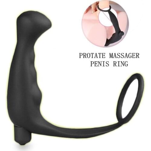 10 Speed Sex toys Prostate Massager vibrating cock ring Anal sex toys for men delay Ejaculation sex products gay anal Butt Plu