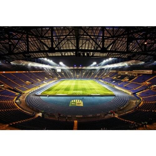 Sports football soccer Stadium Field Light Theme background High quality Computer print party backdrops