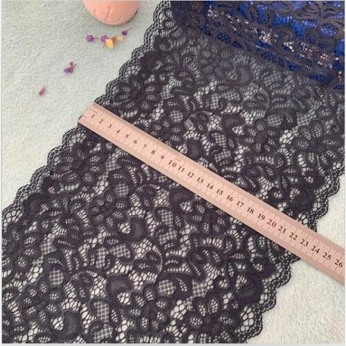 TD2005-1 23.5Cm Black lace accessories diy hand-led dress curtain decorative fabric