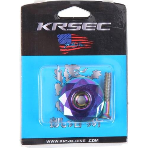 3 Color Bicycle Headset Fork Top Cap MTB Bike Stem Top Cap Headset Cover 28.6mm 1 1/8" Steerer bicycle parts