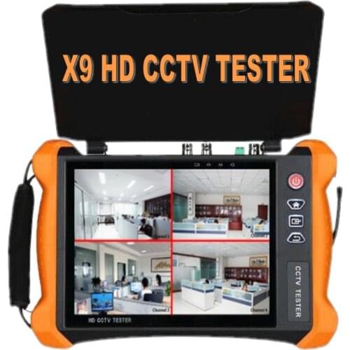 X9 Series IP Camera tester H.265 4K Multimeter fiber CVBS AHD CVI TVI SDI 8MP HD CCTV Tester Monitor VFL TDR WIFI ONVIF HDMI