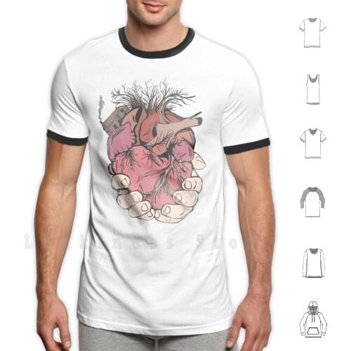 My Creepy Little Heart T Shirt DIY Cotton Big Size S-6xl Heart Creepy Love Young Love Giving Relationship Woods Organ Creative