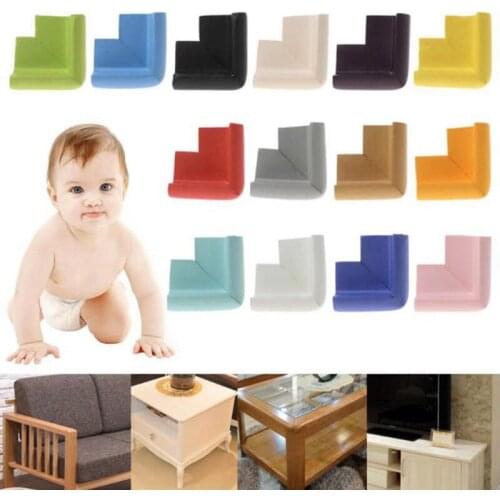 10Pc Baby Safety Corner Desk Guards Rubber Table Protection Kids L Shaped Soft Edge