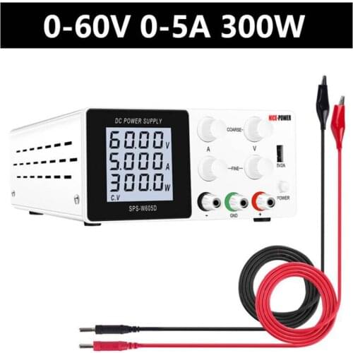 Adjustable Bench Voltage Regulated Switching laboratory Power Feeding With Power Display Lab Power Supply 30v 10a 60v 5a