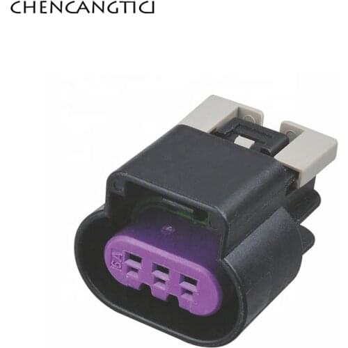 2 Sets 3 Pin Way Auto Cable Wiring Harness Connector Socket Electric Waterproof Oil Pump Female Plug For Delphi GT 150 15326808