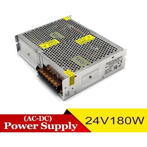 24V 180w Constant Voltage Swithing Power Supply Adapter Dc24v SMPS for LED Strip Light CCTV Stepper MOTOR 3D Printer