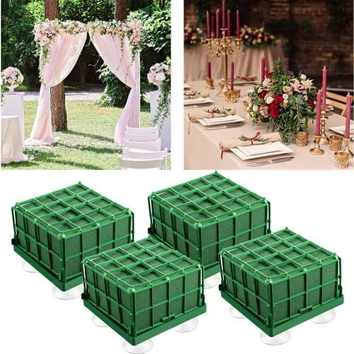 4Pack Dry Wet Floral Foam Fresh Flower Holder Styrofoam Foam Blocks Florist