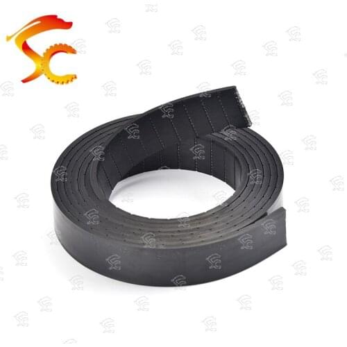 Free shipping high quality P2 Flat belt P2-20 Width 20mm thickness 2mm Color Black polyurethane with Steel core 10meters/pack
