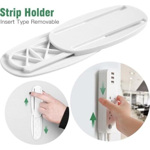 Home-free Socket Wall-Mounted Sticker TV Air Conditioning Remote Disassemble Self-Adhesive Holder Plug-in Board Sticker Stands